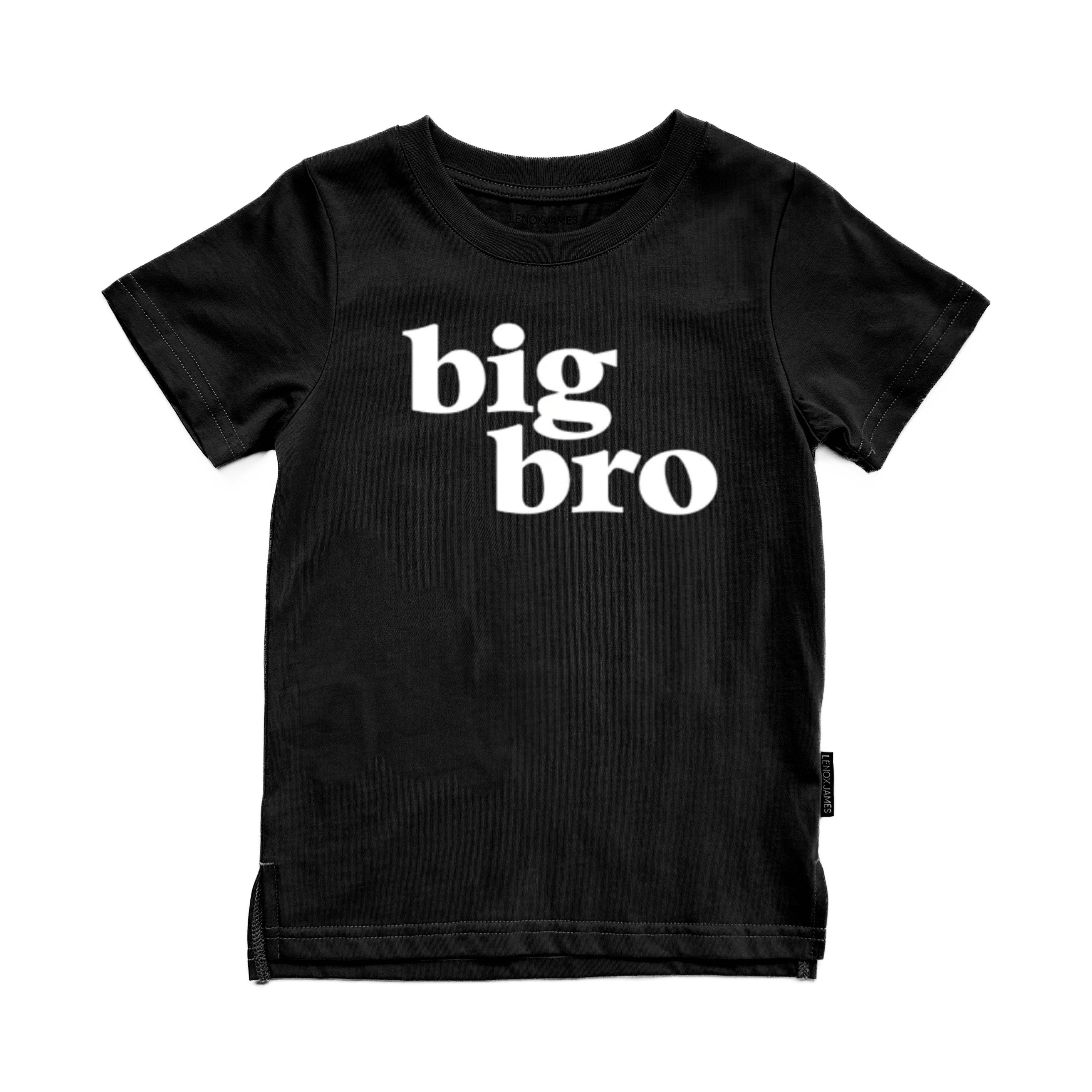 CLASSIC BIG BRO TEE - BLACK – LENOX JAMES