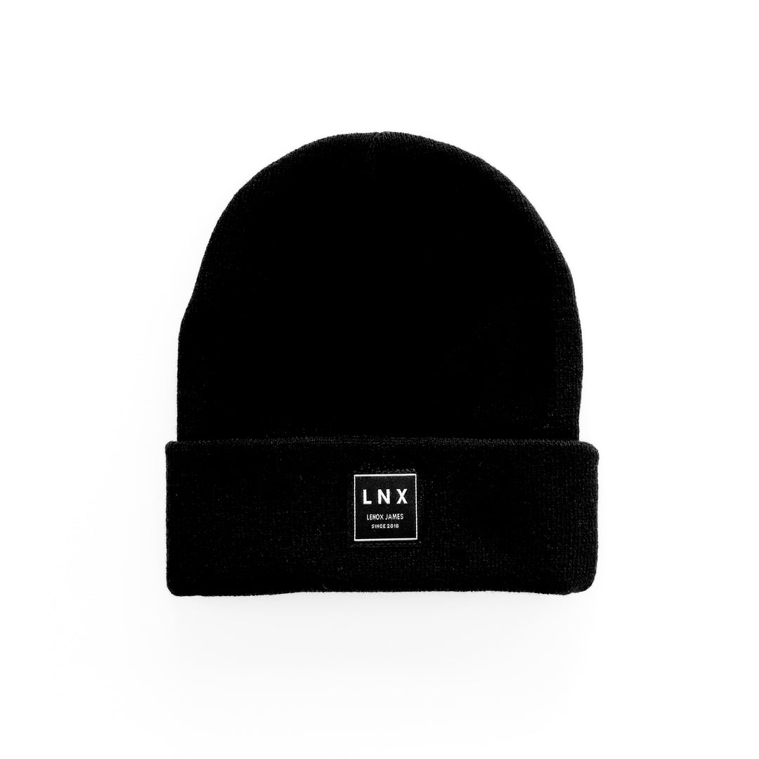 CLASSIC KNIT BEANIE - BLACK