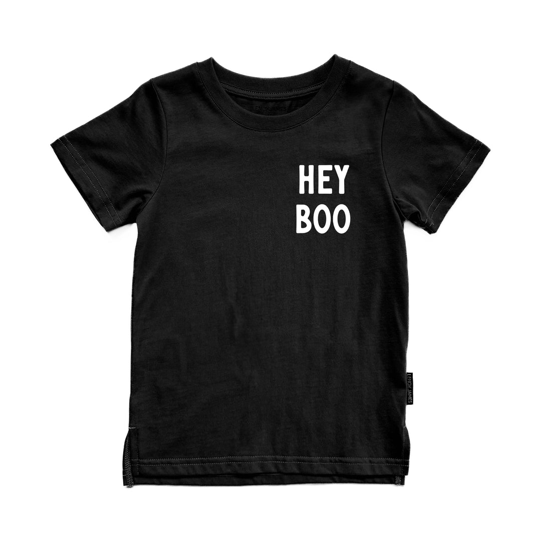 HEY BOO TEE - BLACK