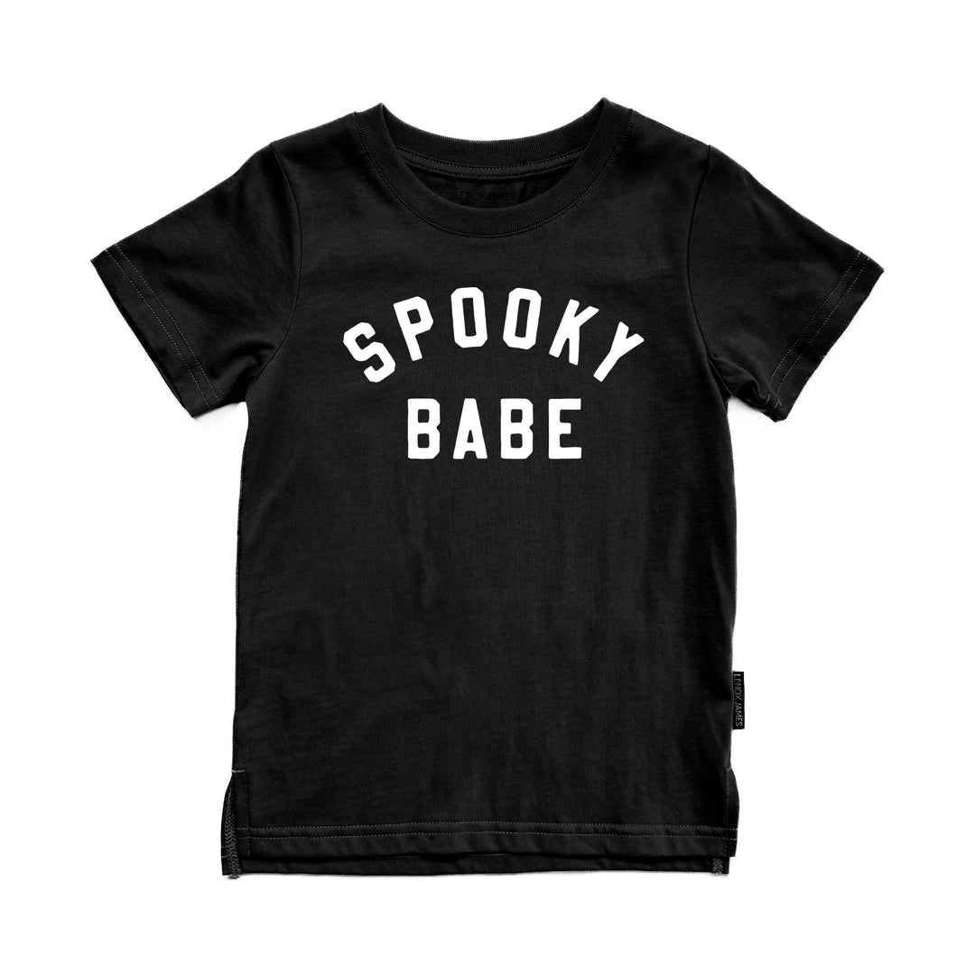SPOOKY BABE TEE - BLACK