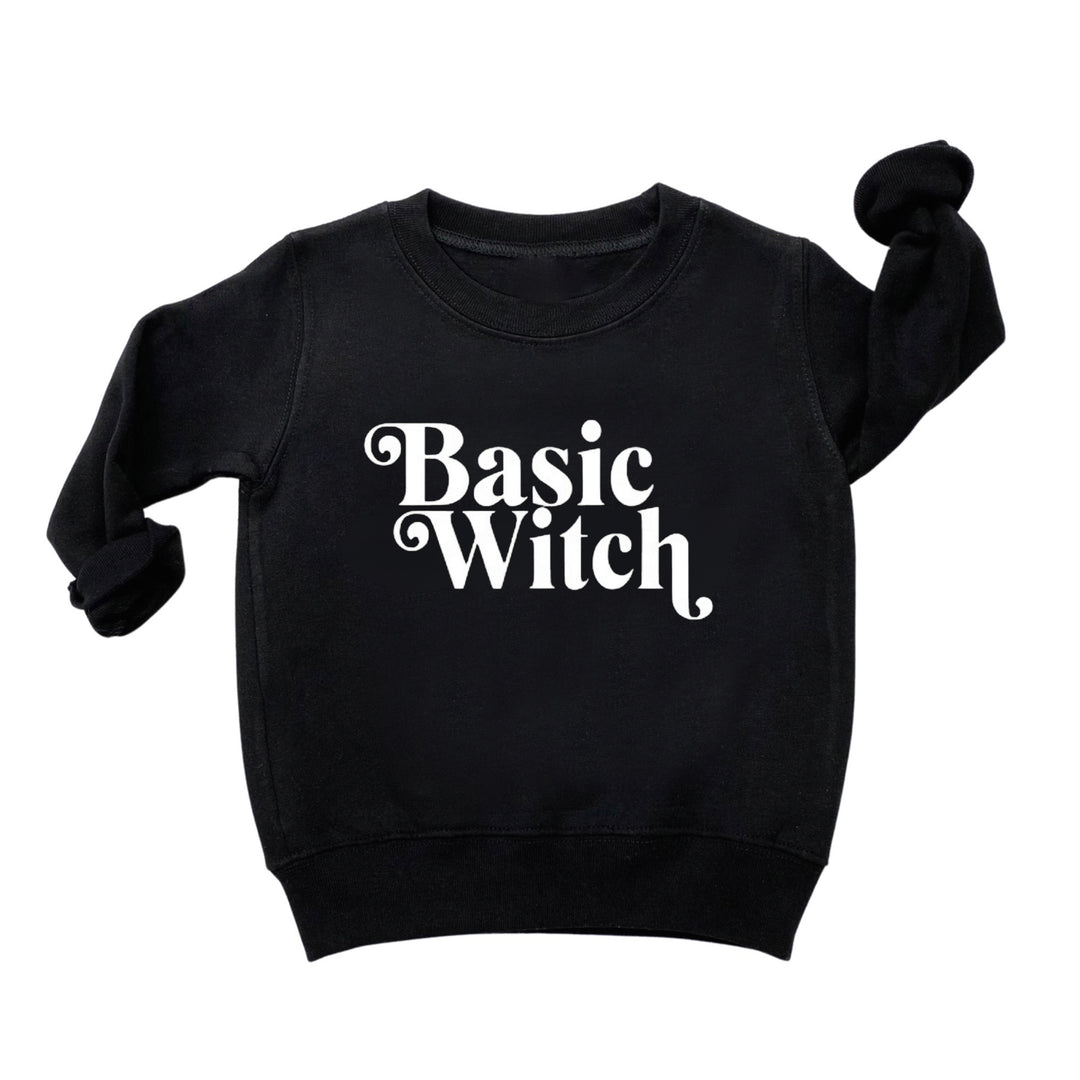 BASIC WITCH SWEATSHIRT - BLACK