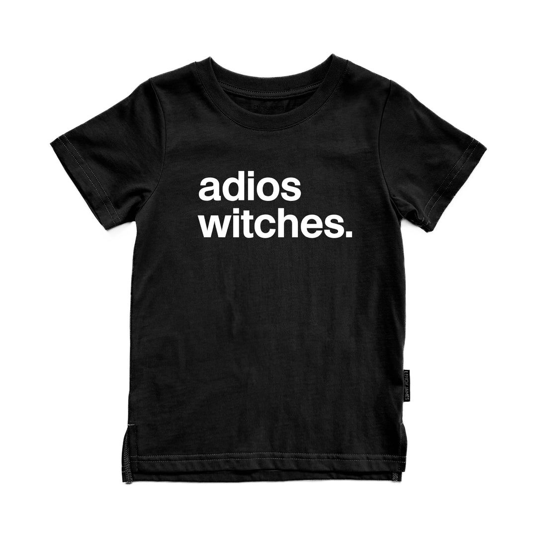ADIOS WITCHES TEE - BLACK