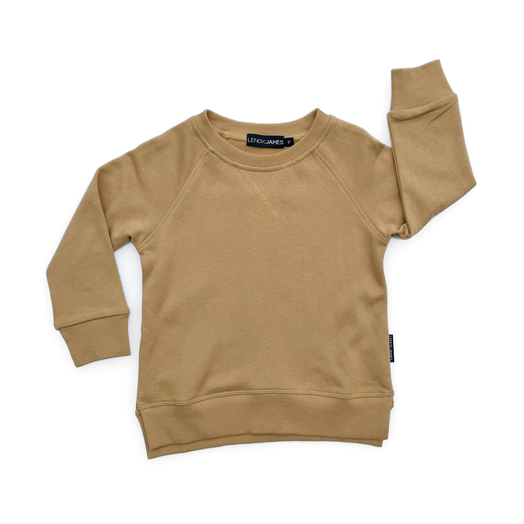 CREWNECK SWEATSHIRT - CAMEL
