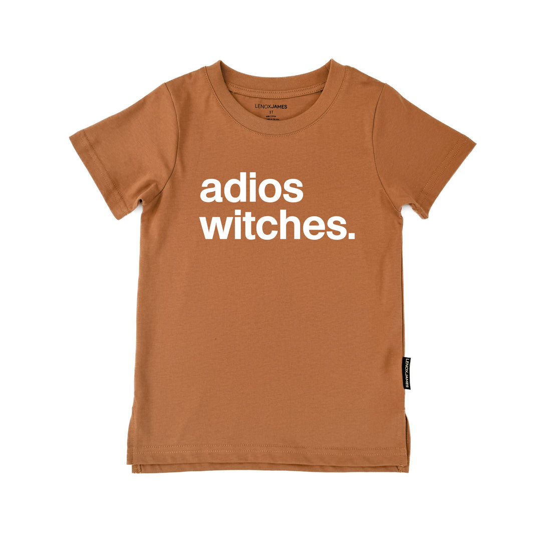 ADIOS WITCHES TEE - PUMPKIN