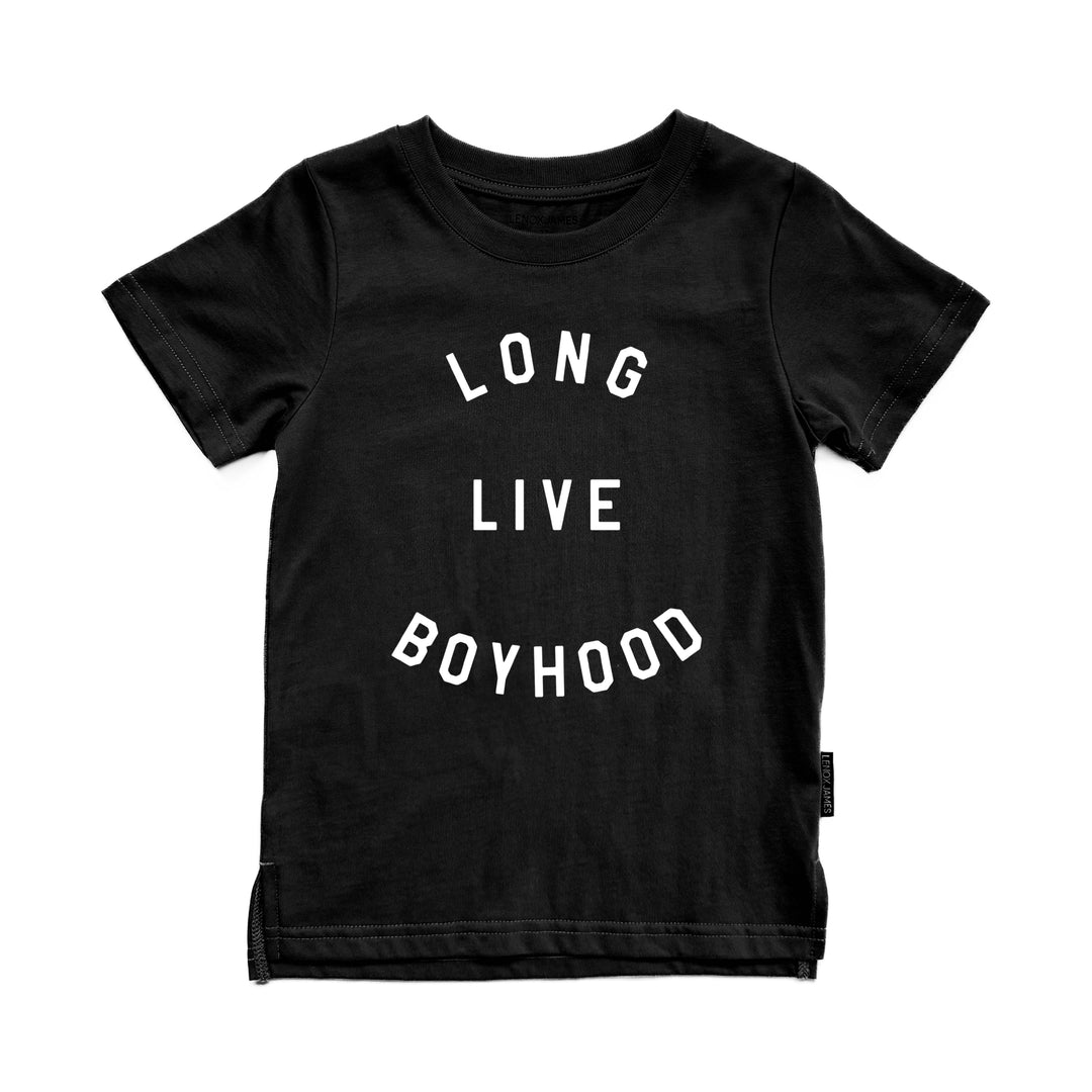 LONG LIVE BOYHOOD TEE - BLACK