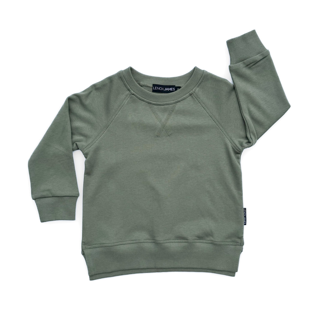 CREWNECK SWEATSHIRT - OLIVE