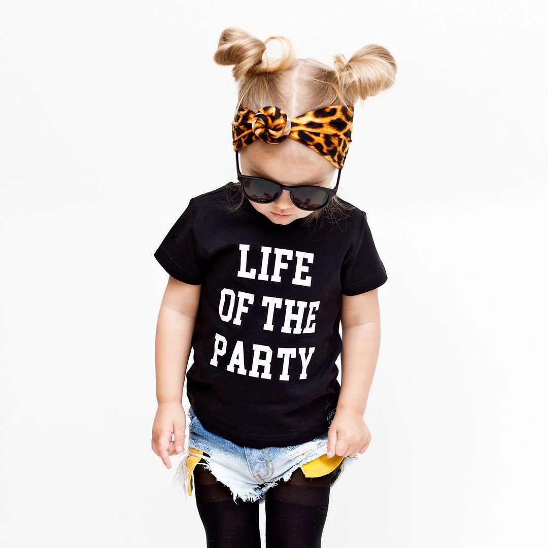 LIFE OF THE PARTY TEE - BLACK