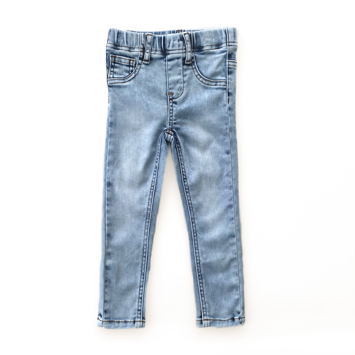 LENOX JAMES light wash blue stretch jeans for toddlers and kids