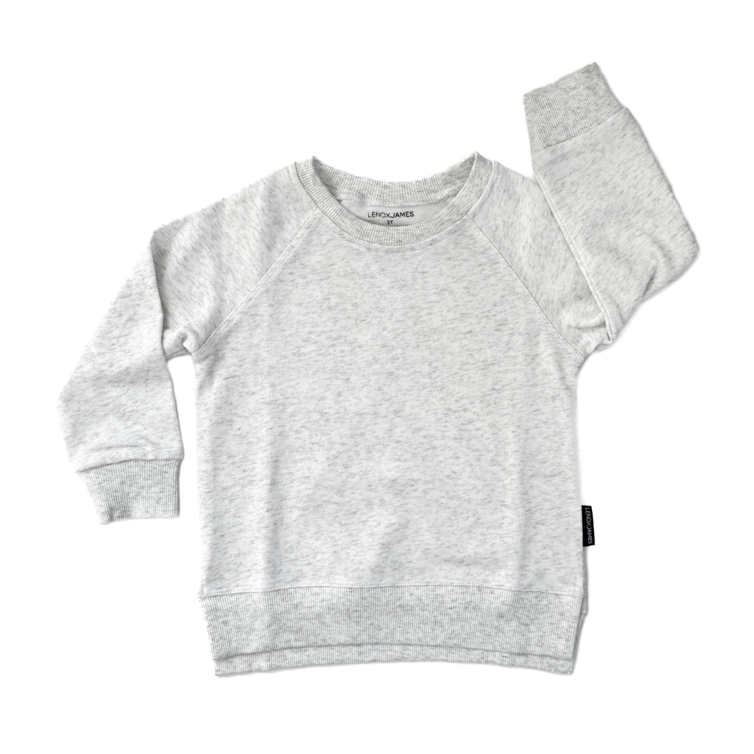 Gray sweatshirt on a white background
