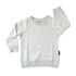Gray sweatshirt on a white background