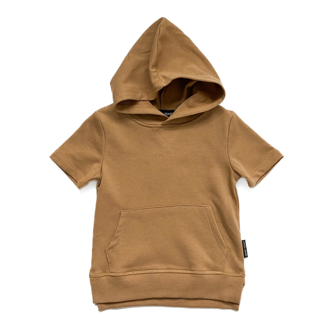 HOODED SWEATSHIRT - CAMEL