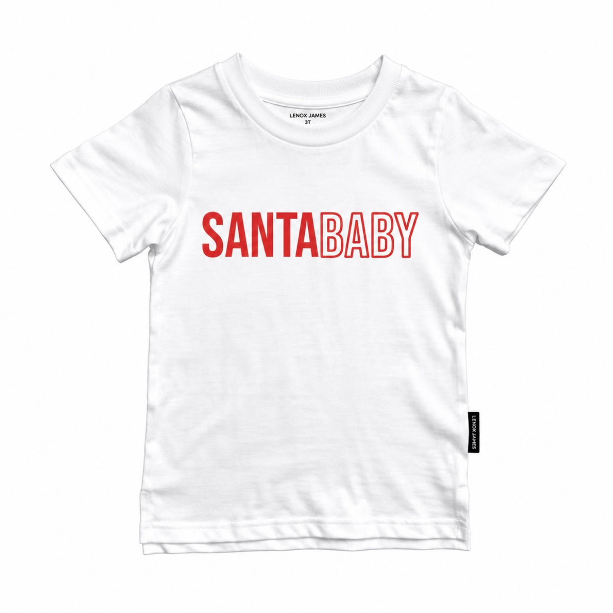 SANTA BABY TEE - WHITE