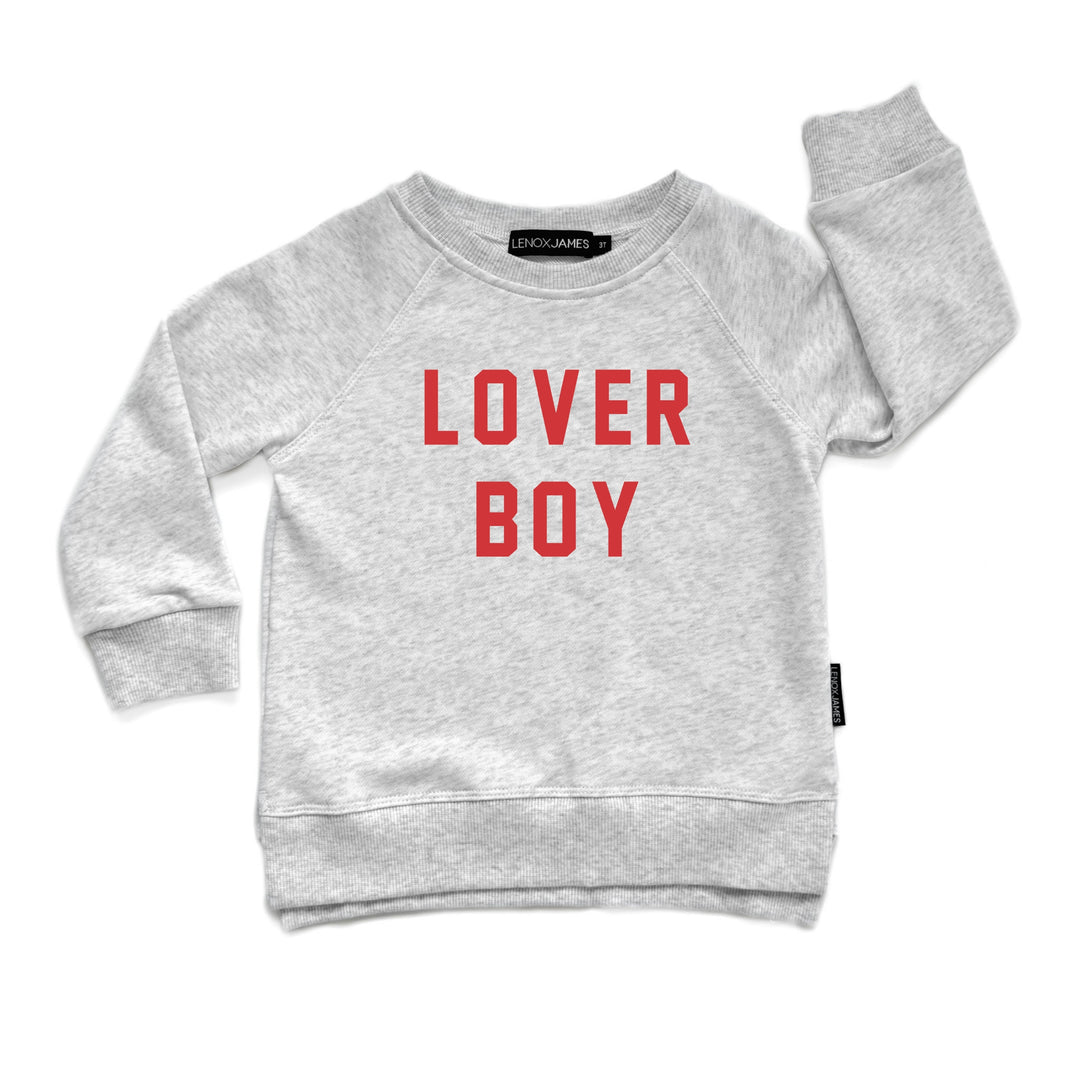 LOVER BOY SWEATSHIRT ASH GREY - LENOX JAMES