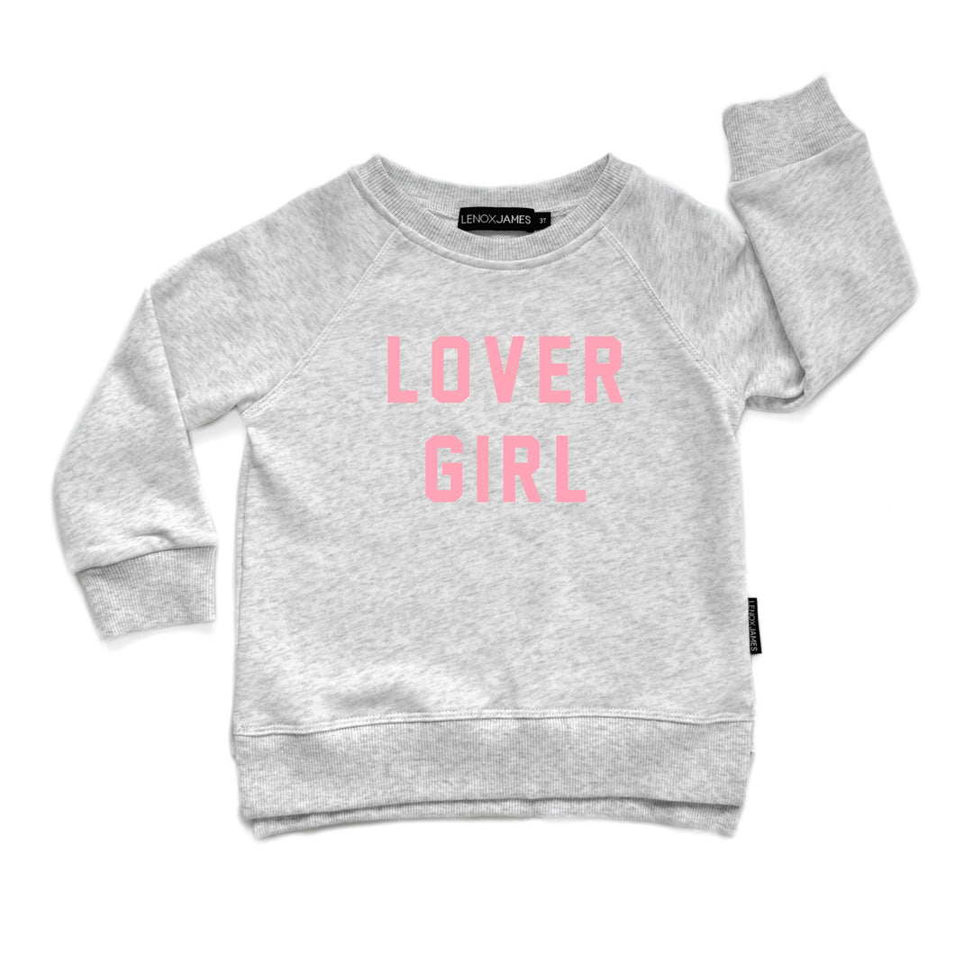 LOVER GIRL SWEATSHIRT ASH GREY - LENOX JAMES