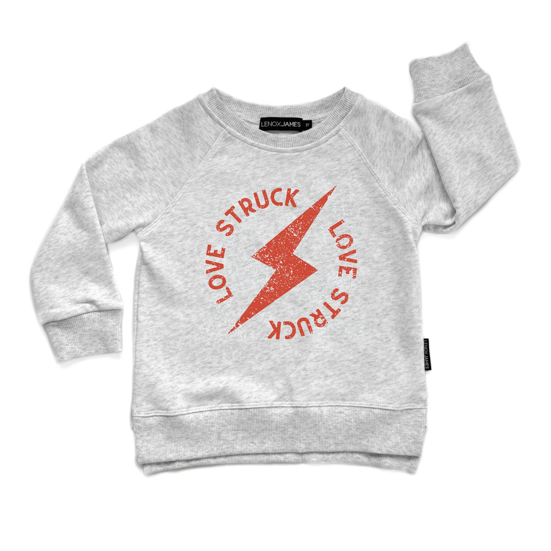 LOVE STRUCK SWEATSHIRT ASH GREY - LENOX JAMES