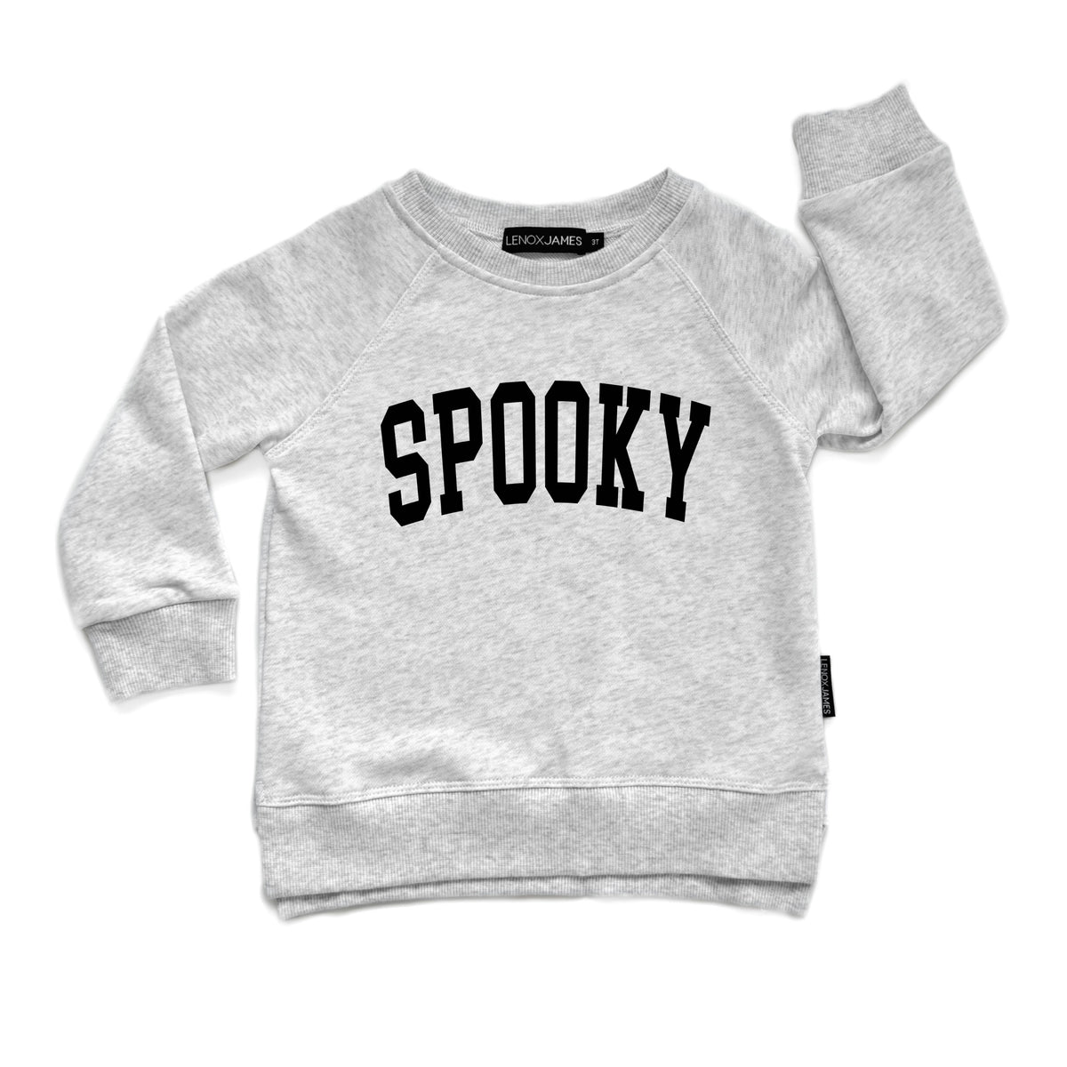 SPOOKY SWEATSHIRT - ASH GREY