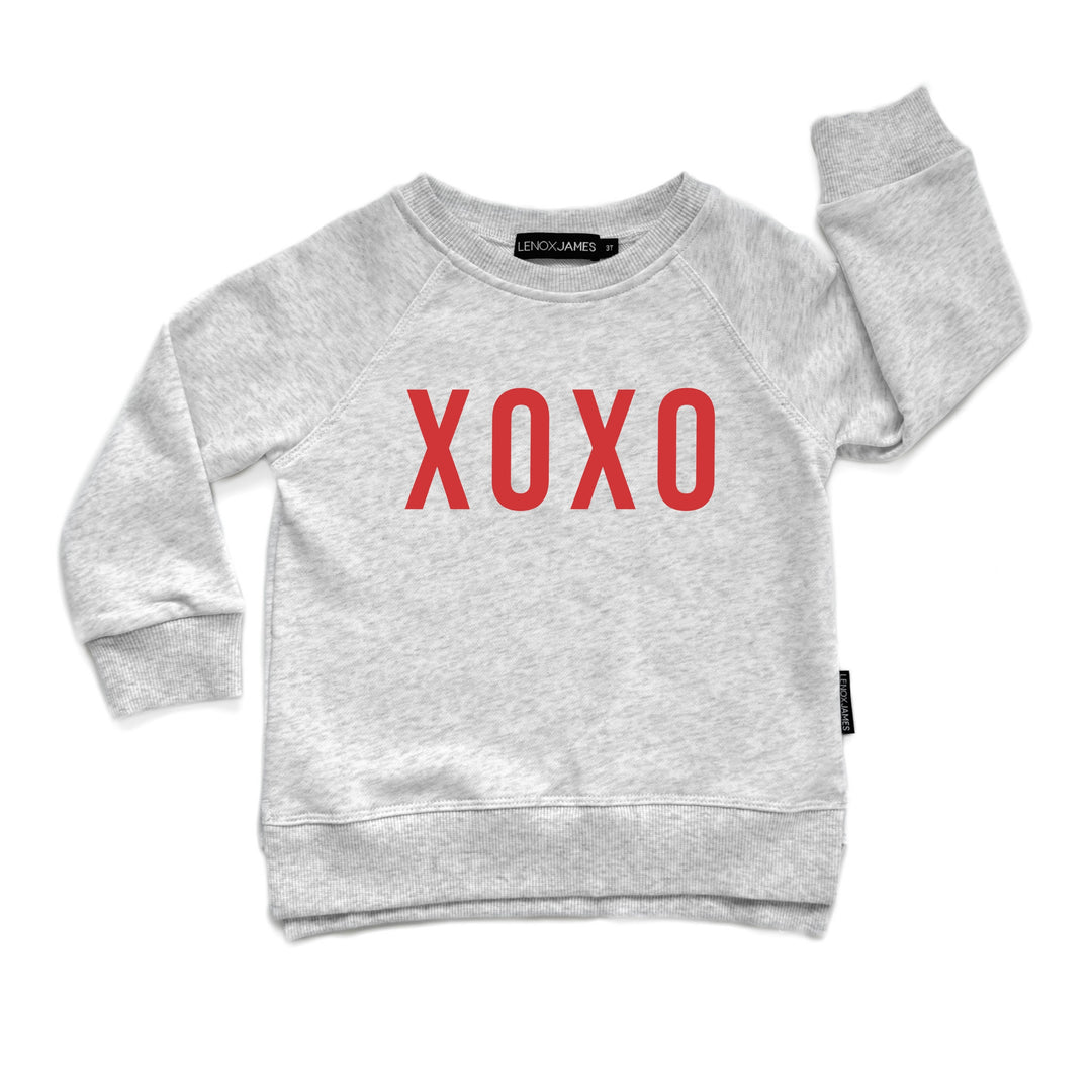 XOXO SWEATSHIRT ASH GREY - LENOX JAMES