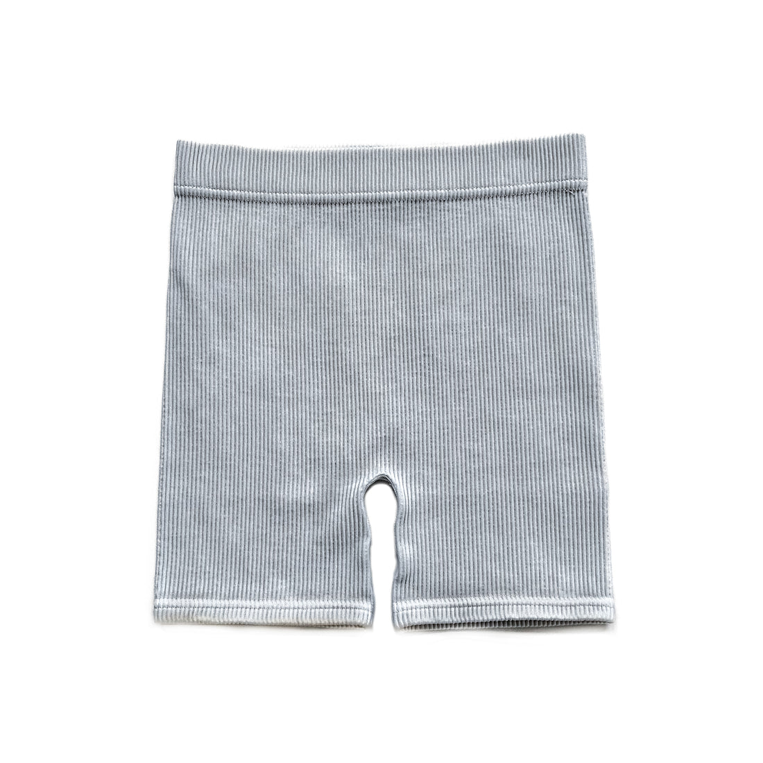ACID WASH BIKER SHORTS - BONE