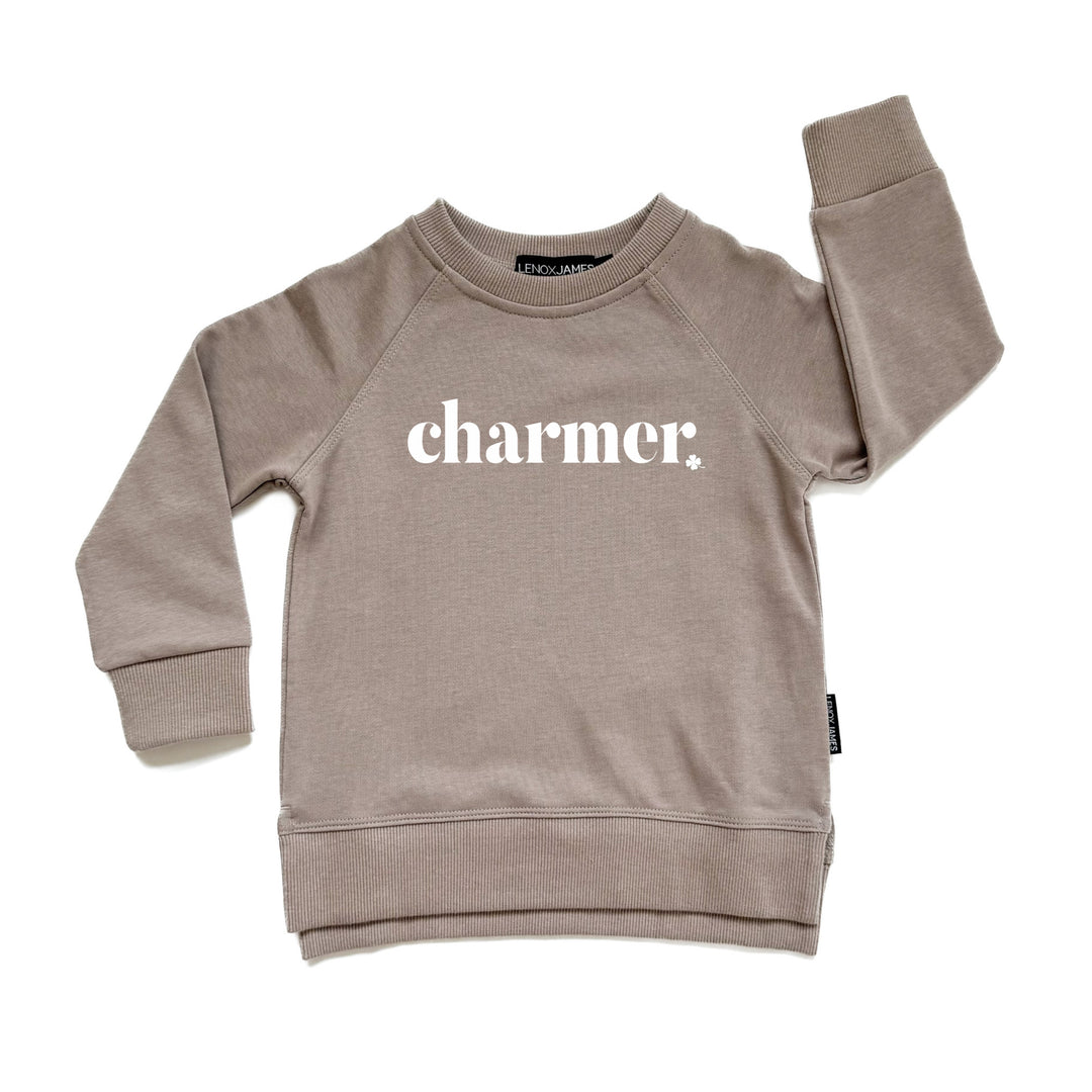 CHARMER SWEATSHIRT - TAUPE