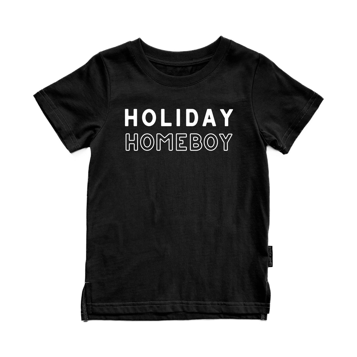 HOLIDAY HOMEBOY TEE - BLACK