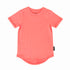 LENOX JAMES coral cotton crewneck basic tee for babies, toddlers and kids