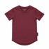 LENOX JAMES crimson cotton basic tee for babies toddlers and kids
