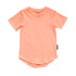 LENOX JAMES melon cotton crewneck basic tee for babies, toddlers and kids