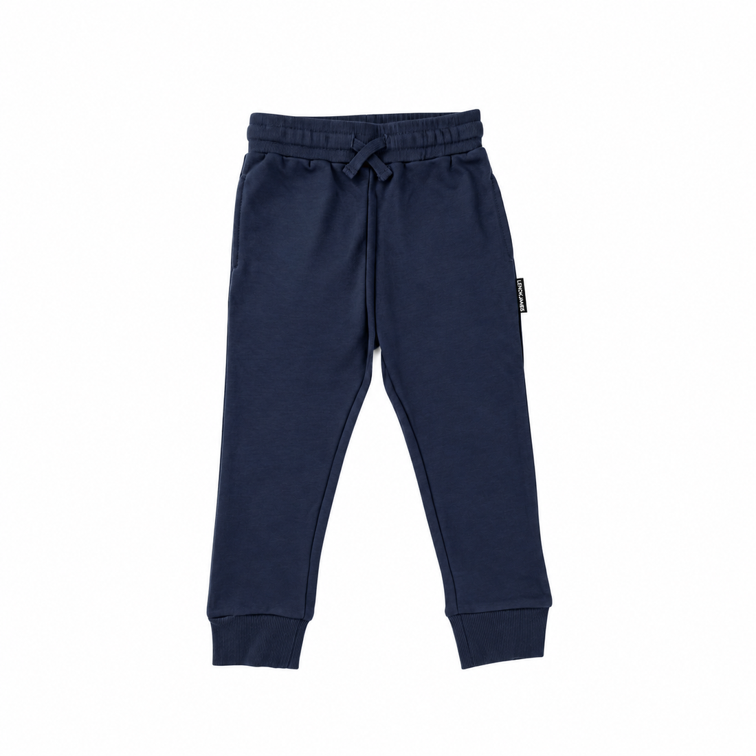 LENOX JAMES navy blue joggers for babies, toddlers and kids, featuring a classic everyday sweatpants style that&