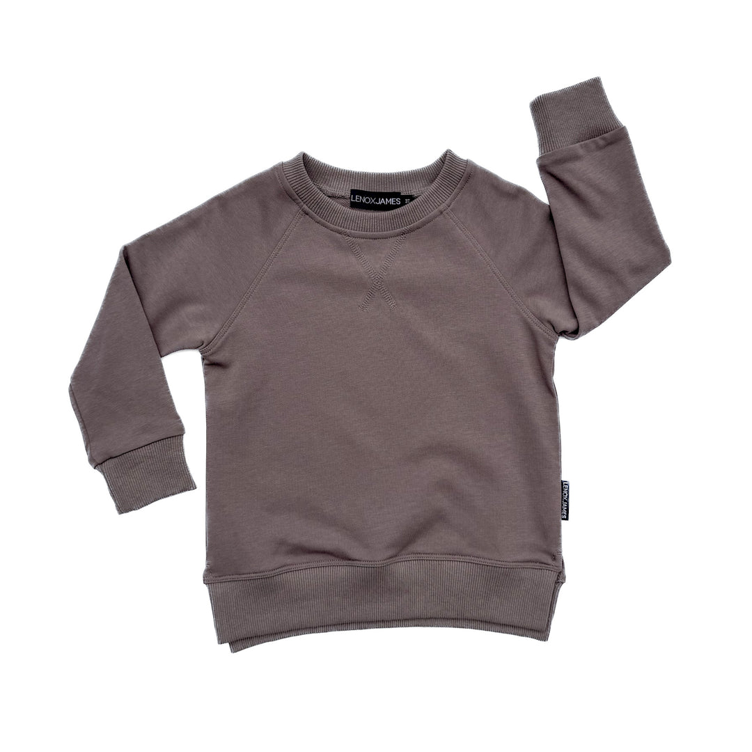 CREWNECK SWEATSHIRT - MOCHA