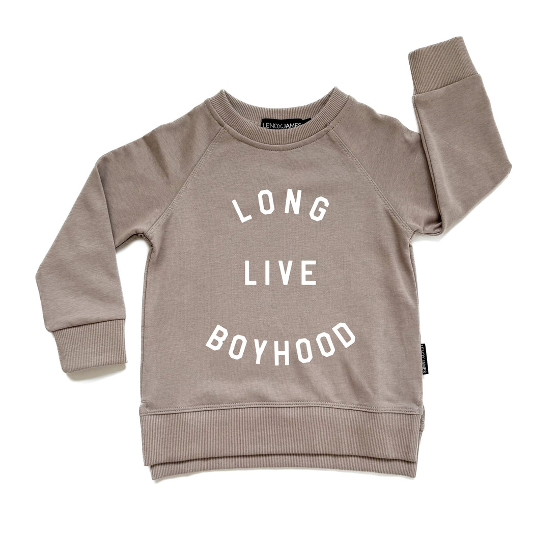 LONG LIVE BOYHOOD SWEATSHIRT - TAUPE