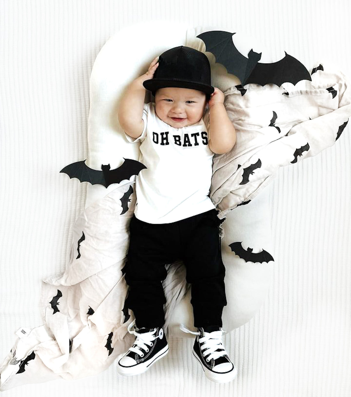 OH BATS TEE - WHITE