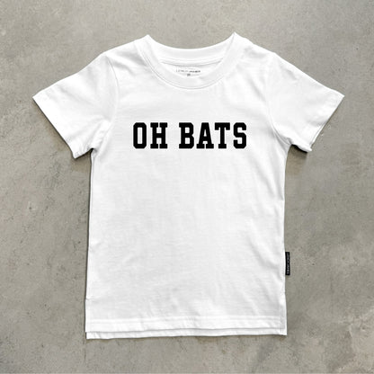 OH BATS TEE - WHITE