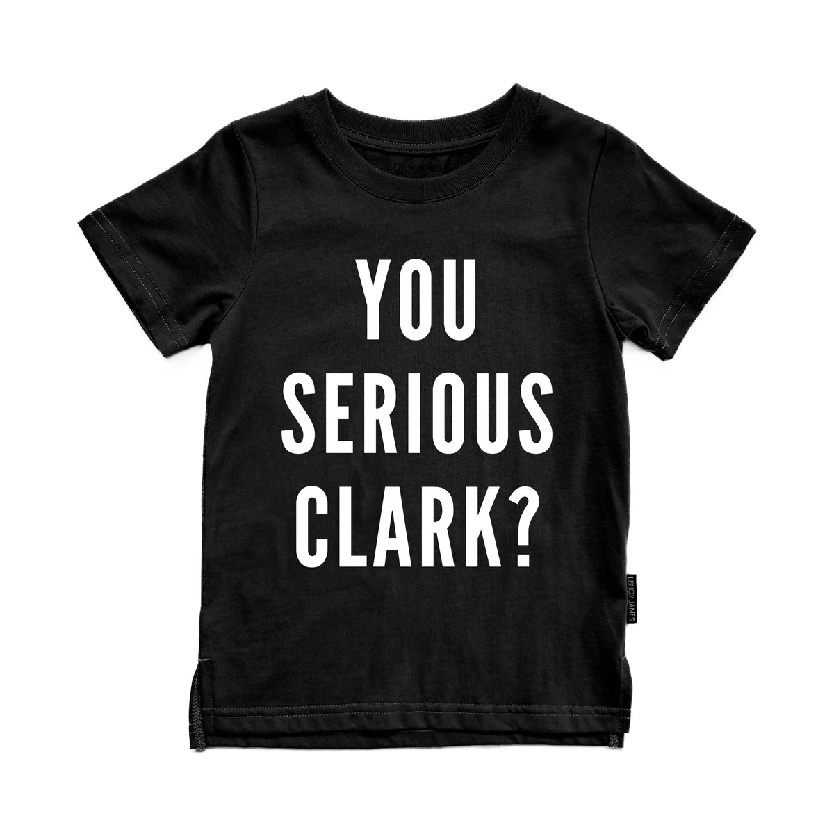 YOU SERIOUS CLARK TEE - BLACK