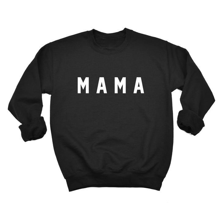 ADULT MAMA SWEATSHIRT - BLACK