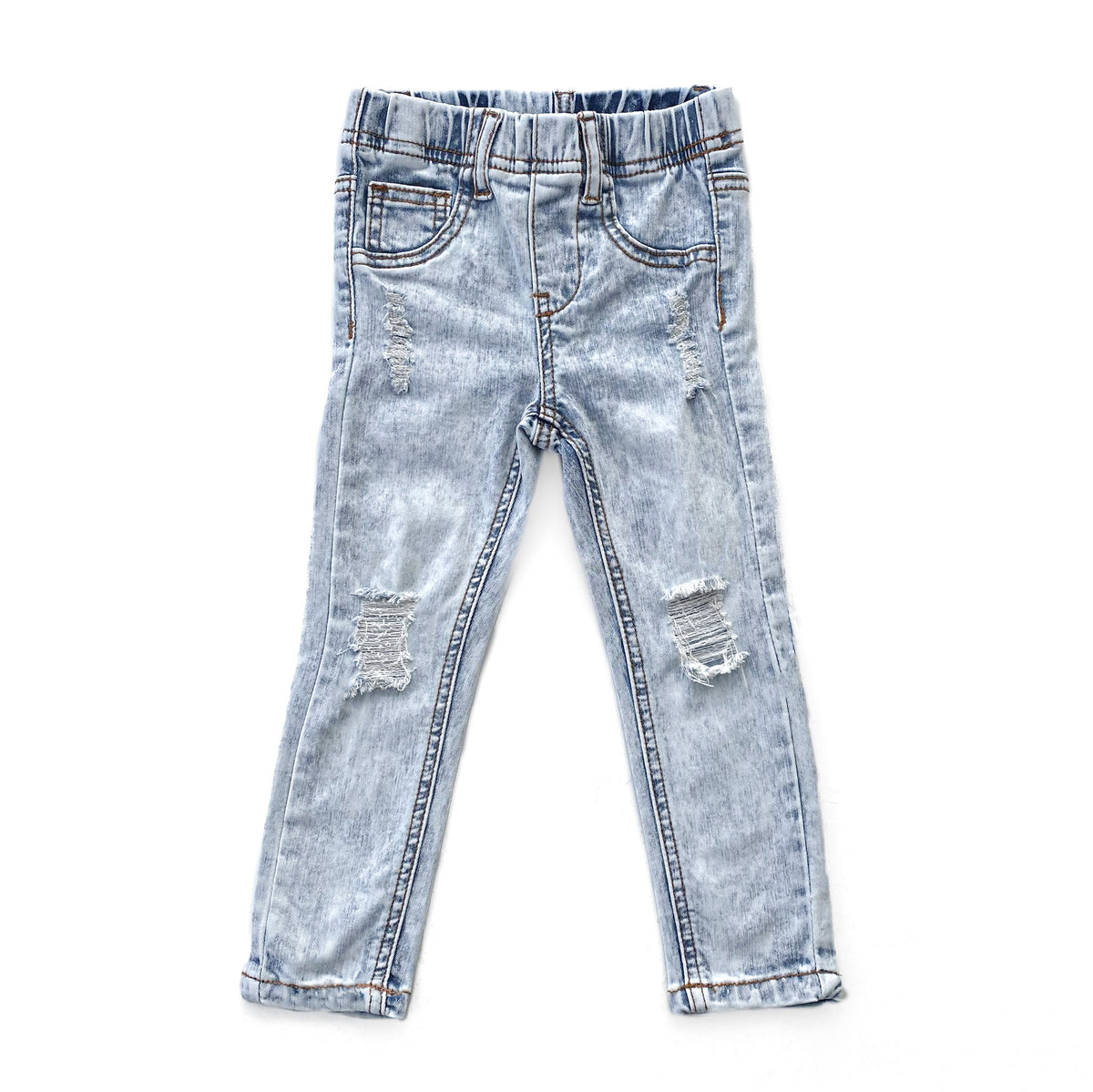 DISTRESSED JEANS - ULTRA-LIGHT WASH – LENOX JAMES