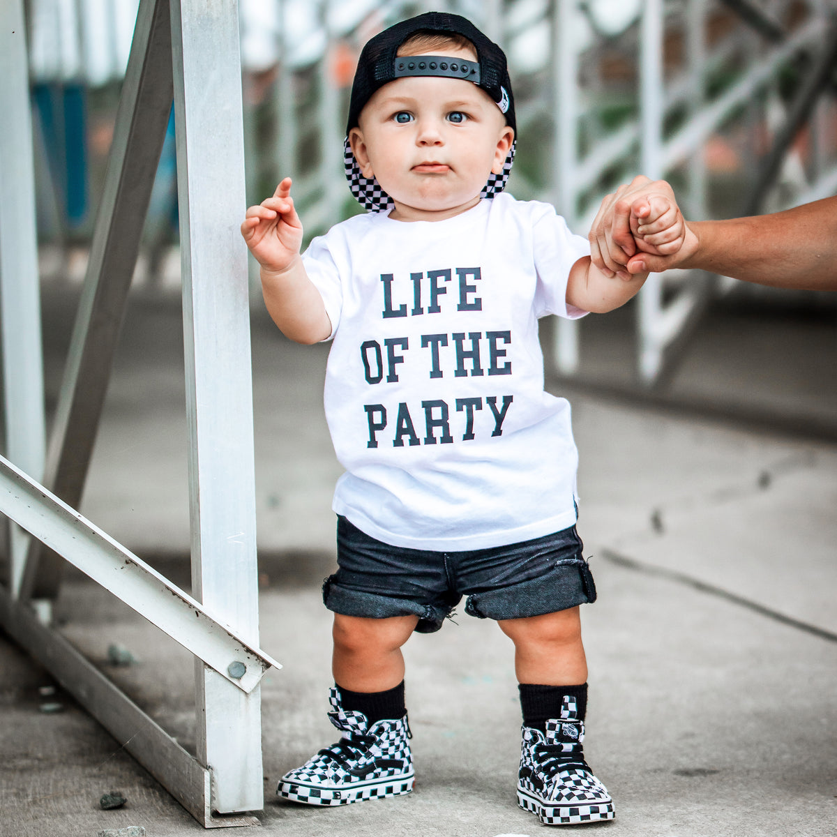 LIFE OF THE PARTY TEE - WHITE – LENOX JAMES