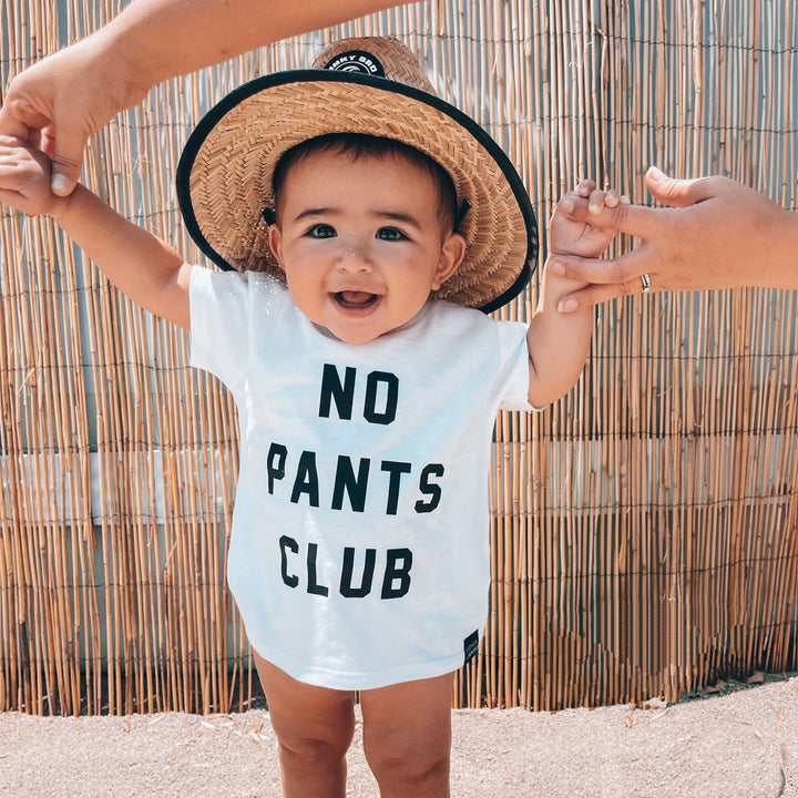 NO PANTS CLUB TEE - WHITE