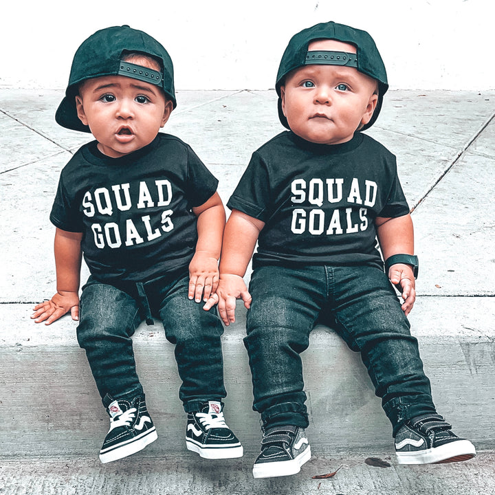 SQUAD GOALS TEE - BLACK