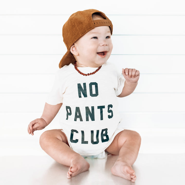 NO PANTS CLUB TEE - WHITE